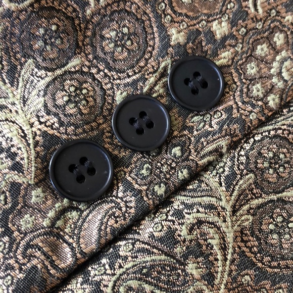 JAMES PERSE size 1 Small MOSS JACKET Jacquard Blazer Festive Holiday $225 NEW - Picture 14 of 16